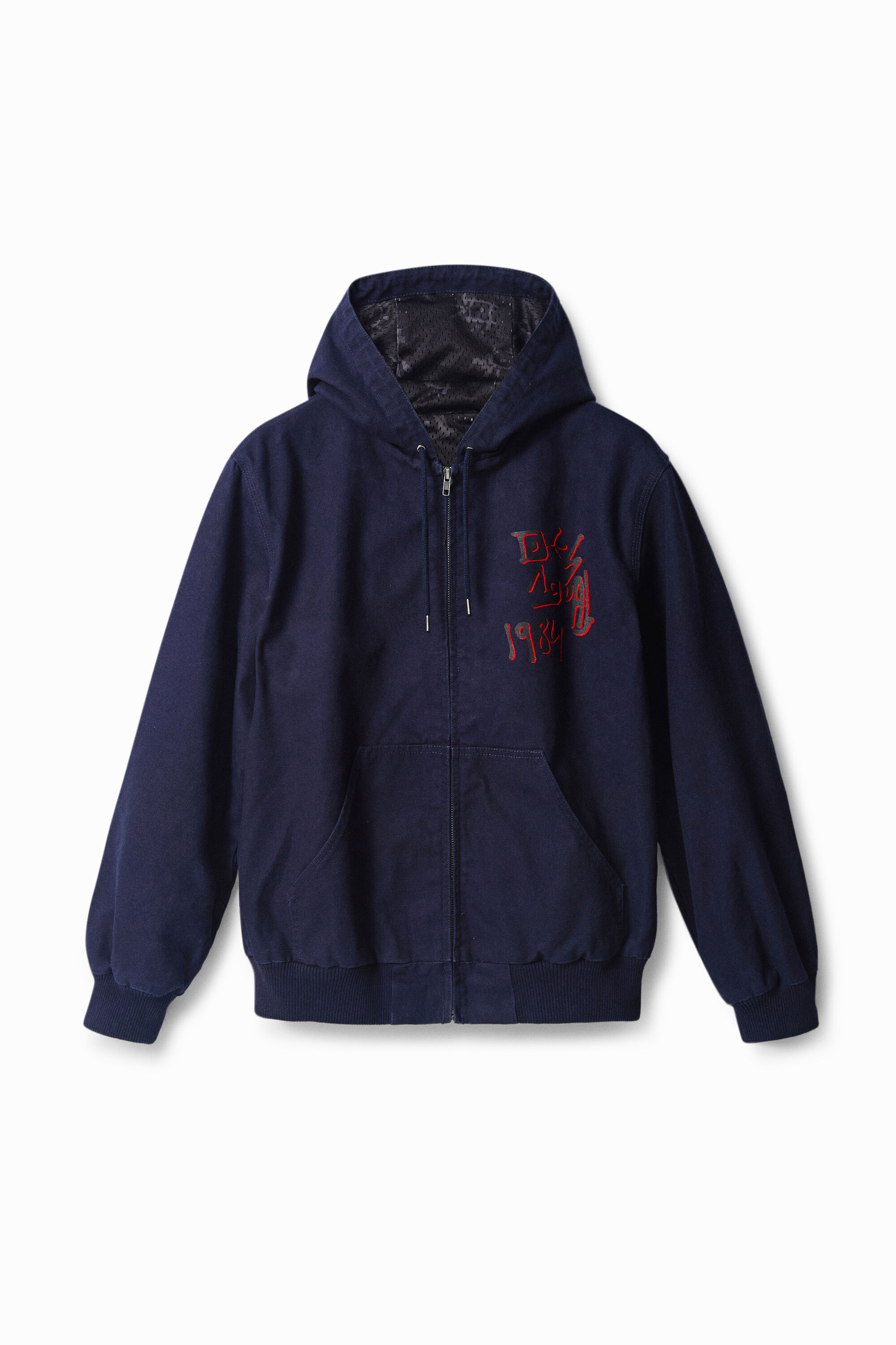 Chaqueta lona capucha