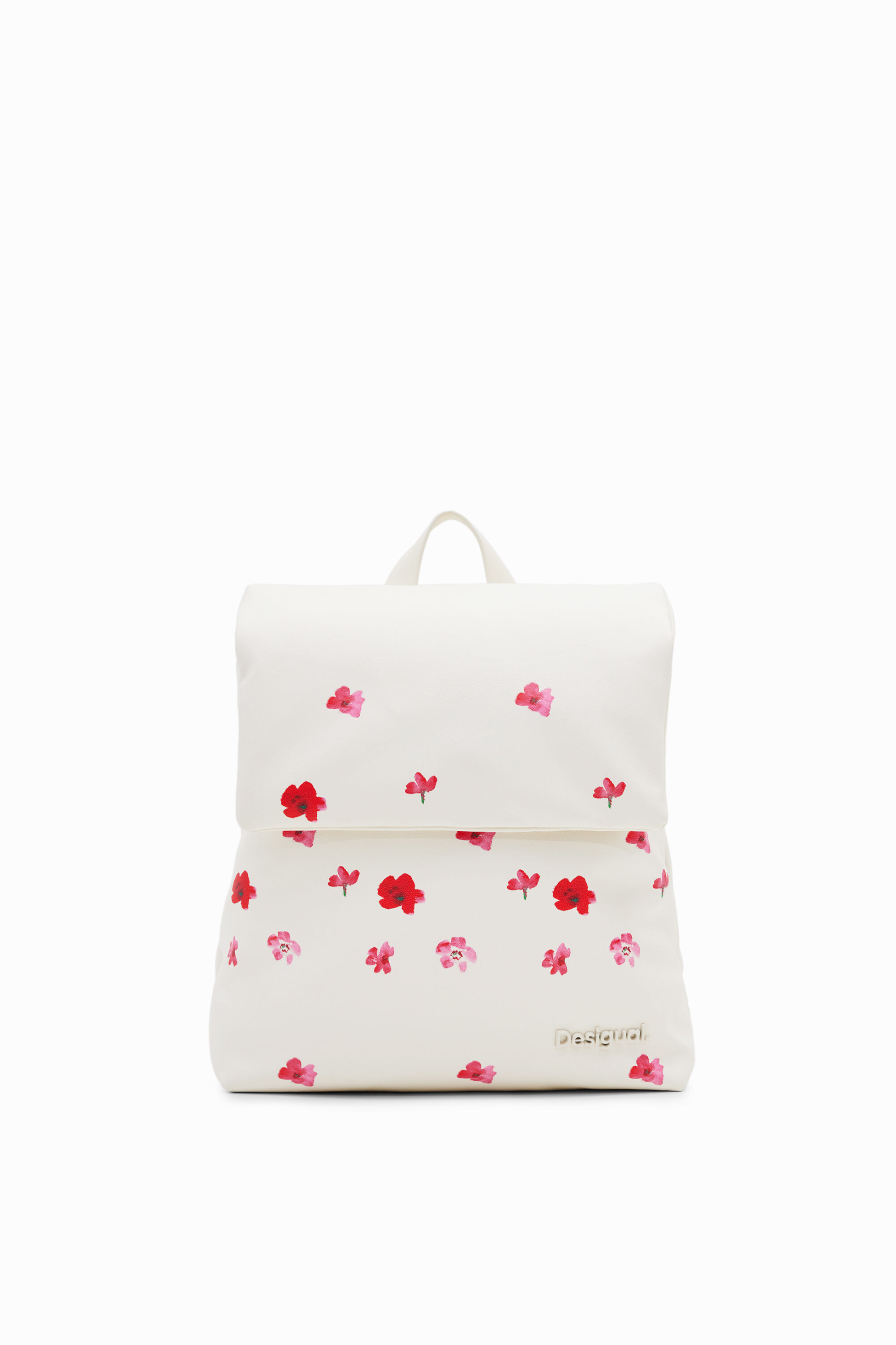 Mochila S acolchada flores