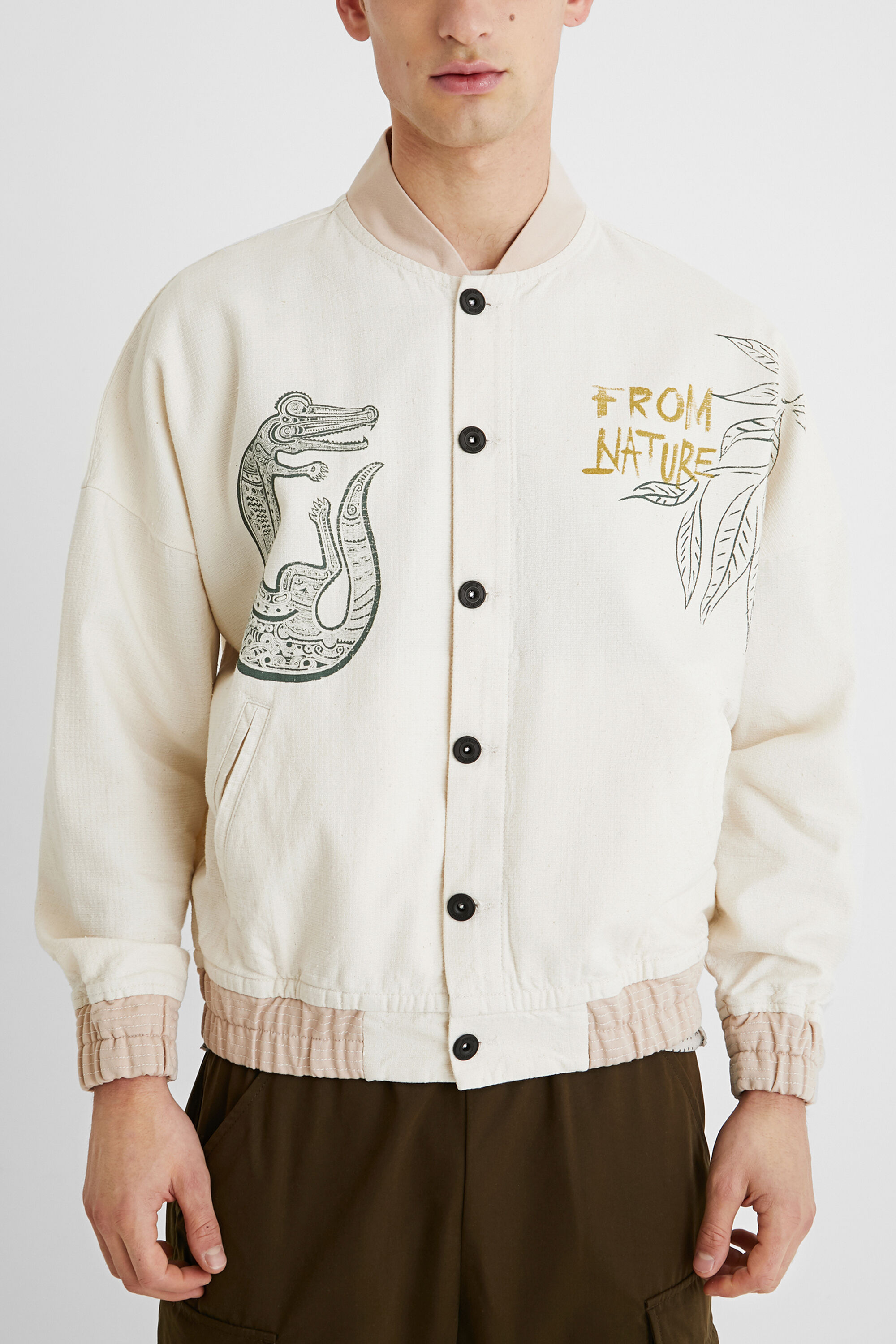 Chaqueta College natural