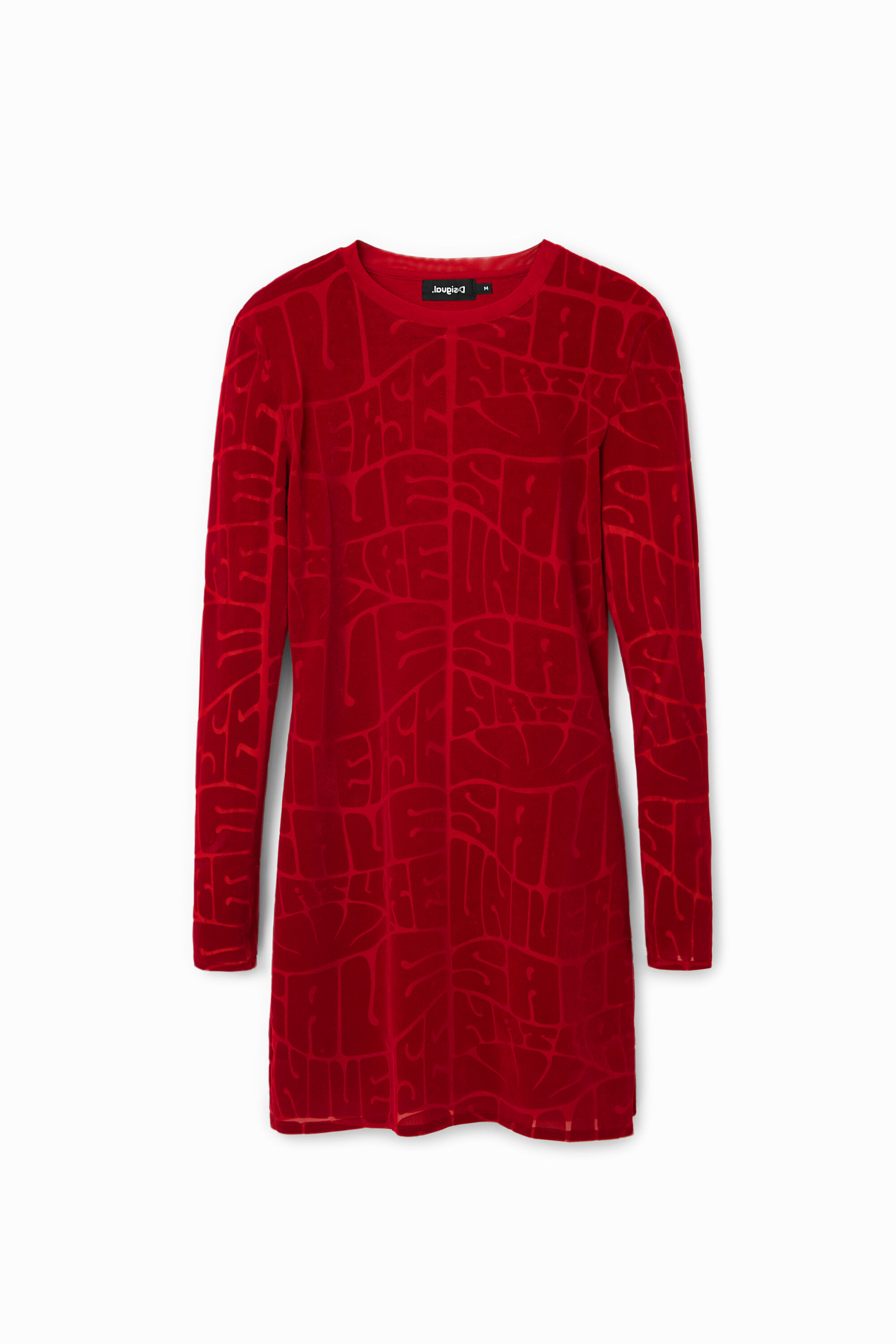 Vestido corto slim mensaje