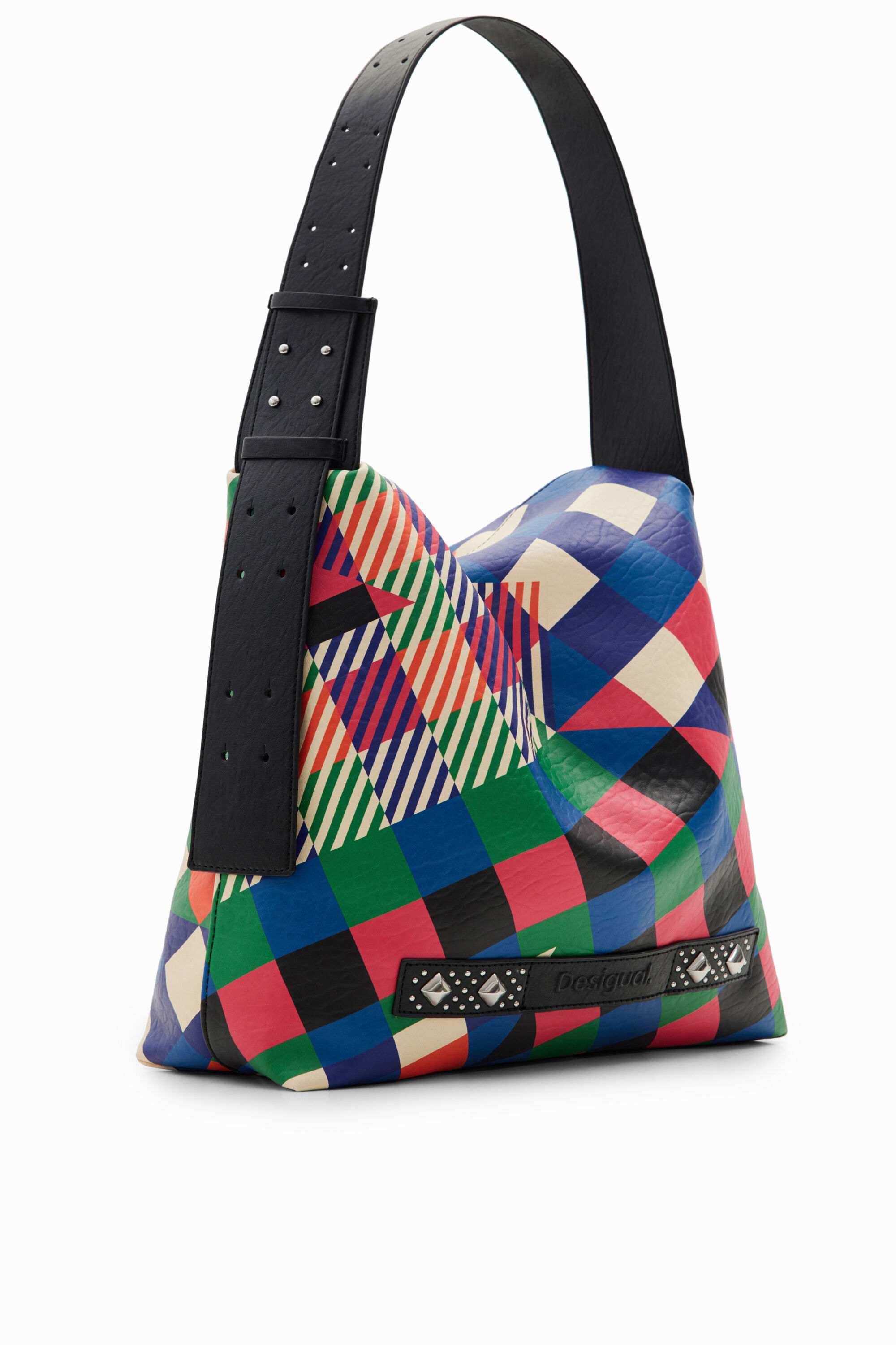 Bolso mediano rombos