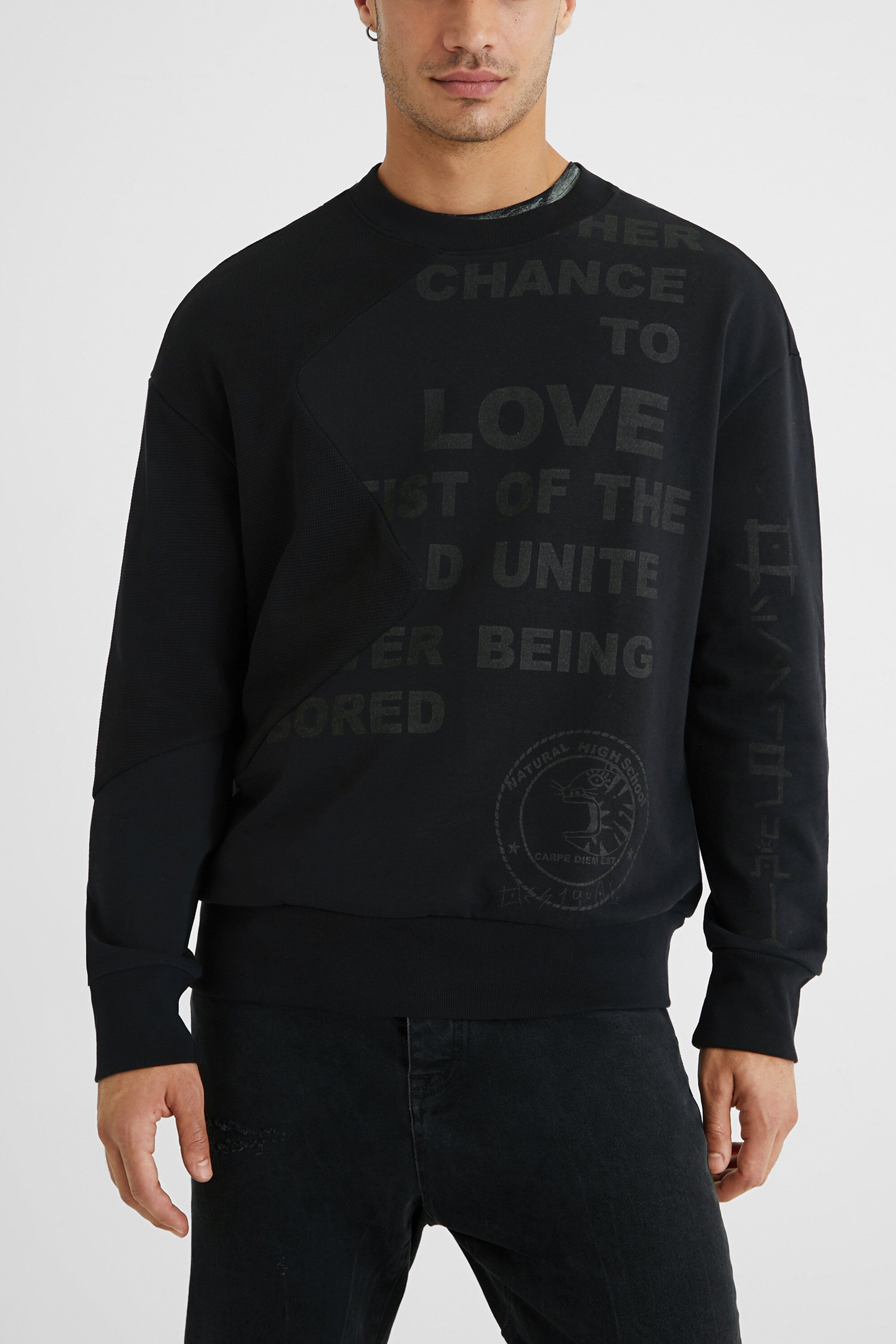 Jersey tricot lettering