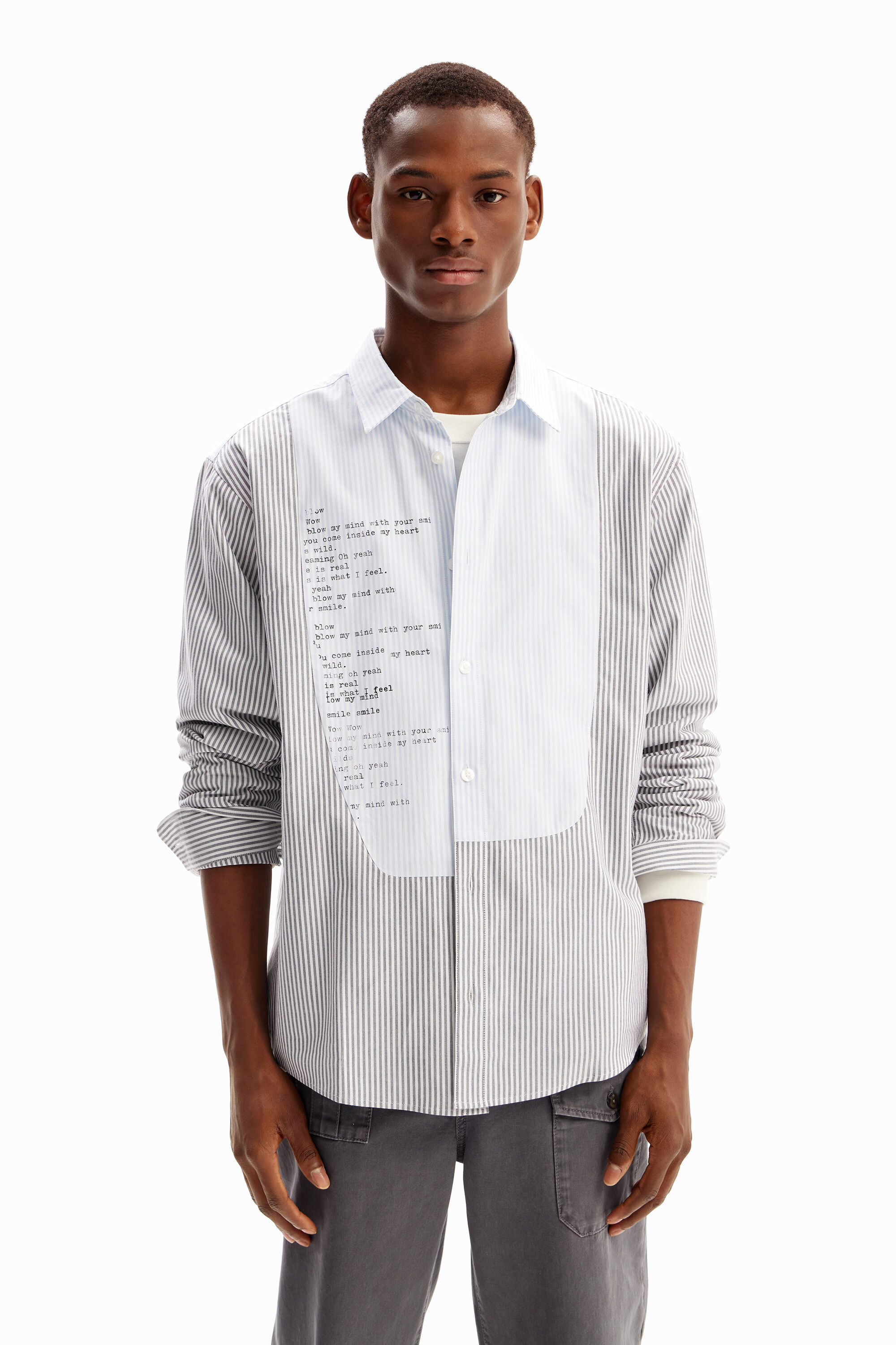 Camisa rayas patch