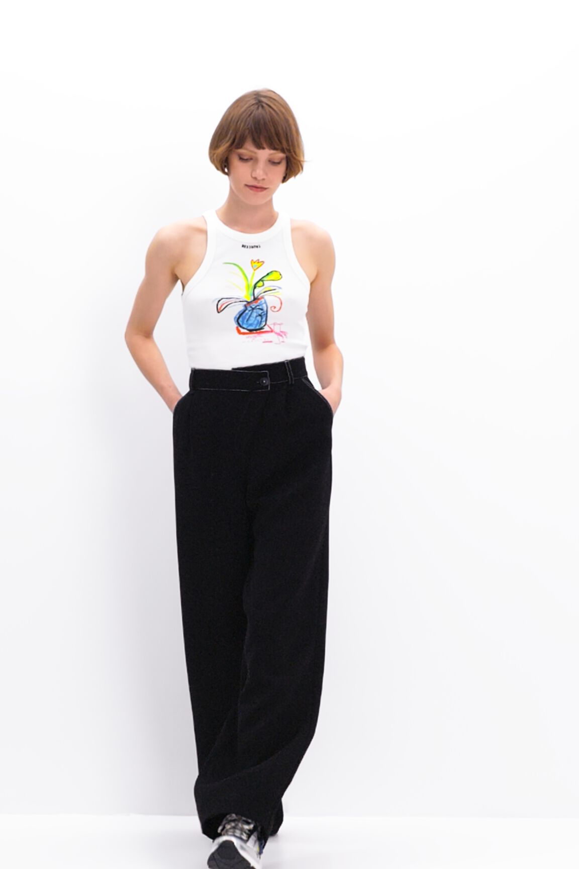 Pantal&oacute;n twisted pinzas