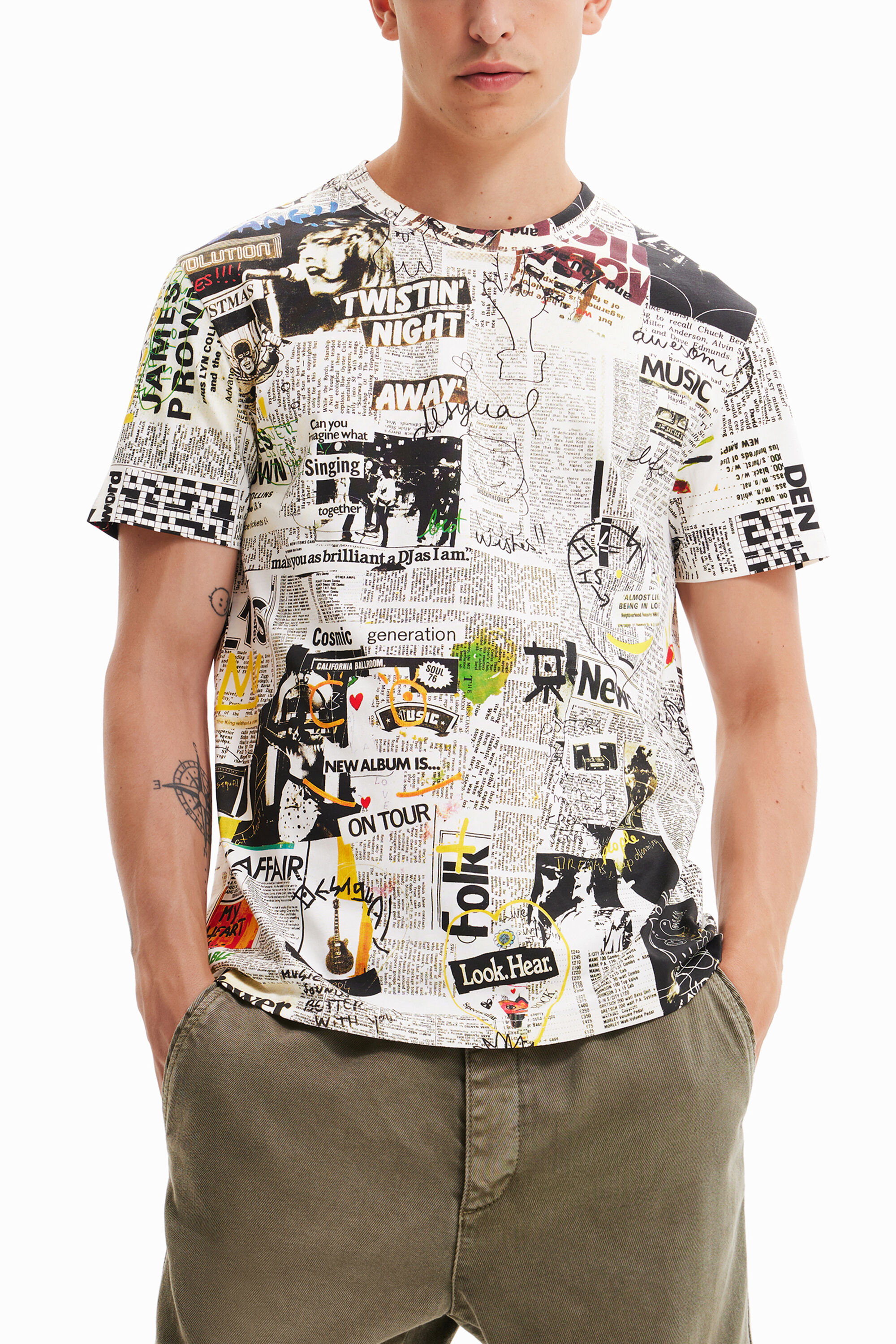 Camiseta peri&oacute;dicos