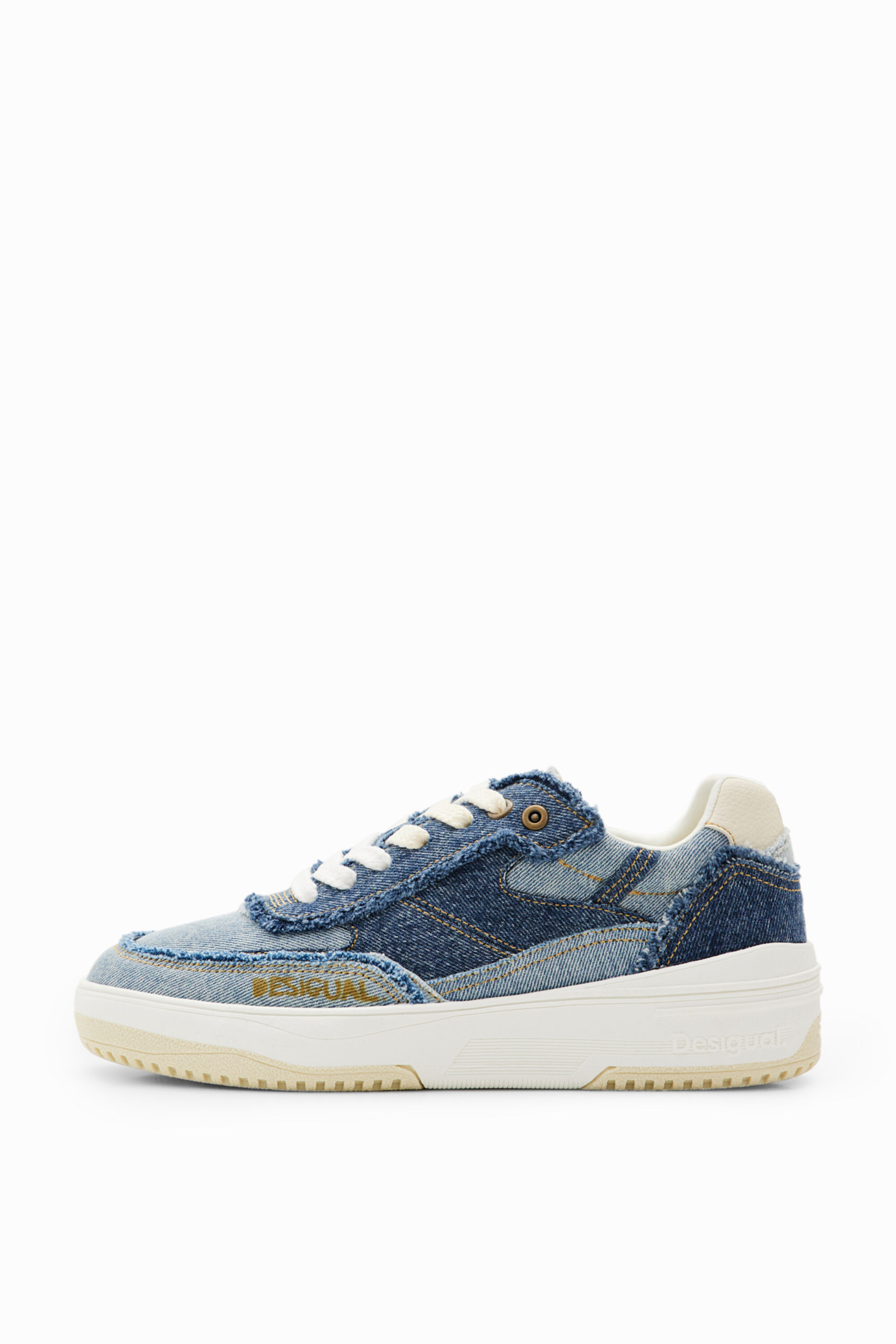 Sneakers retro patch denim