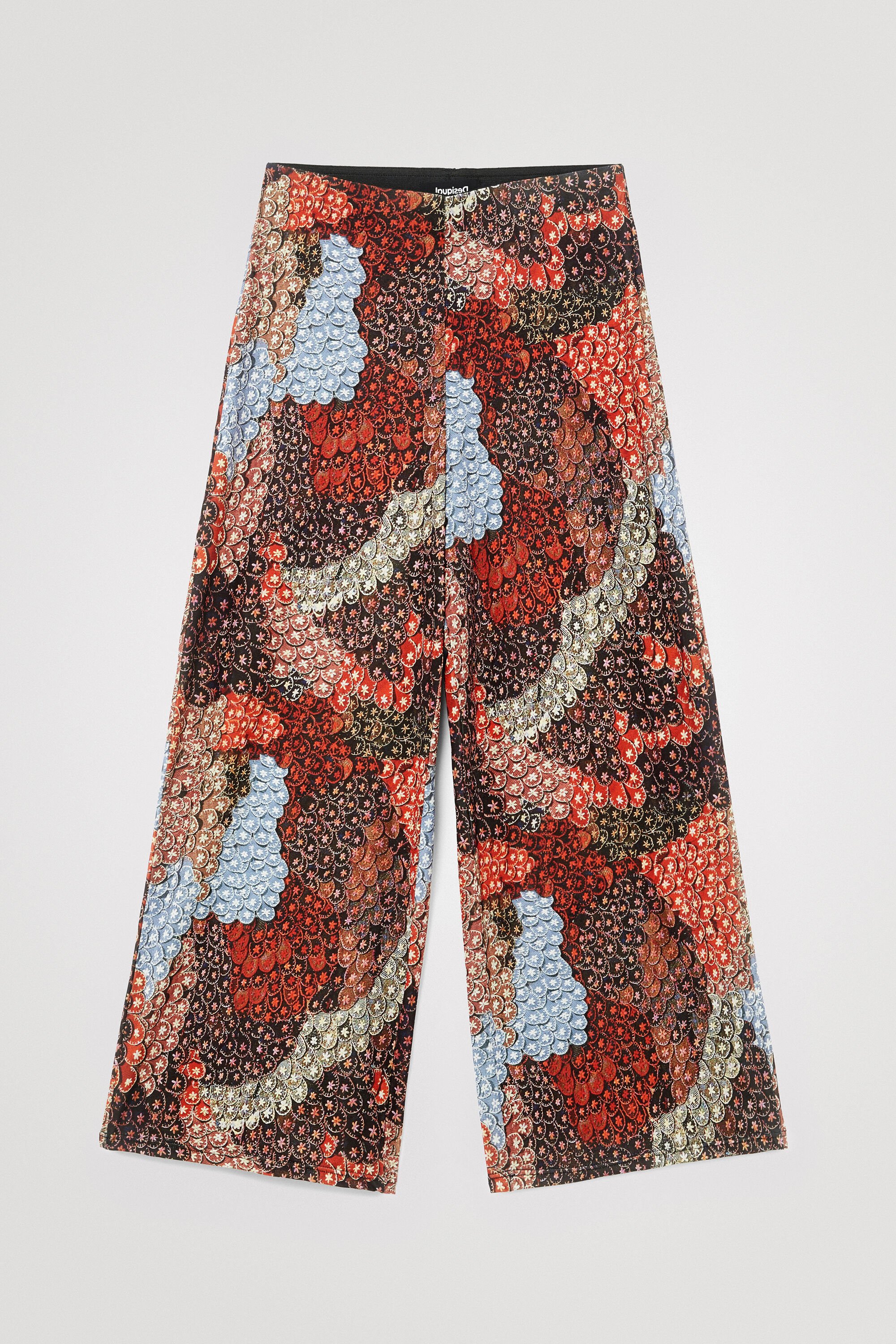 Pantal&oacute;n ancho estampado