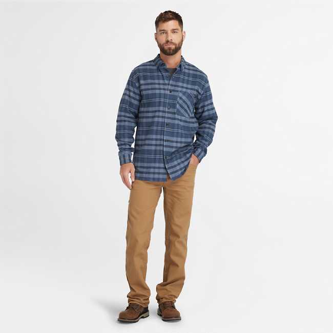 Men's Timberland PRO® Woodfort Midweight Flannel Shirt