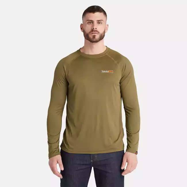 Men's Timberland PRO® Wicking Good Sport Long-Sleeve T-Shirt