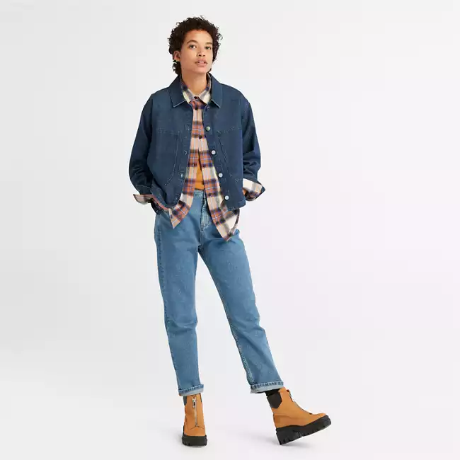 Women’s High Waist Hemp Denim Jean