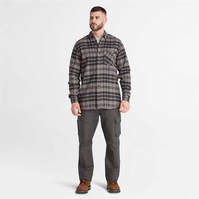 Men's Timberland PRO® Woodfort Midweight Flannel Shirt