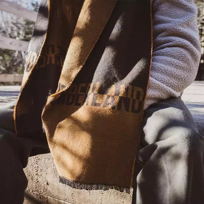 Split Color Logo Scarf