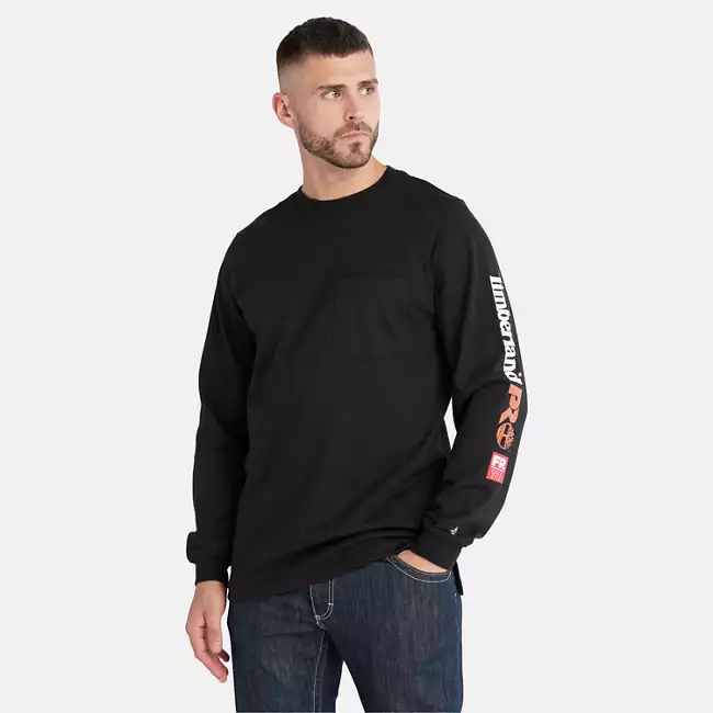 Men's Timberland PRO® Cotton Core Flame-Resistant Long-Sleeve T-Shirt