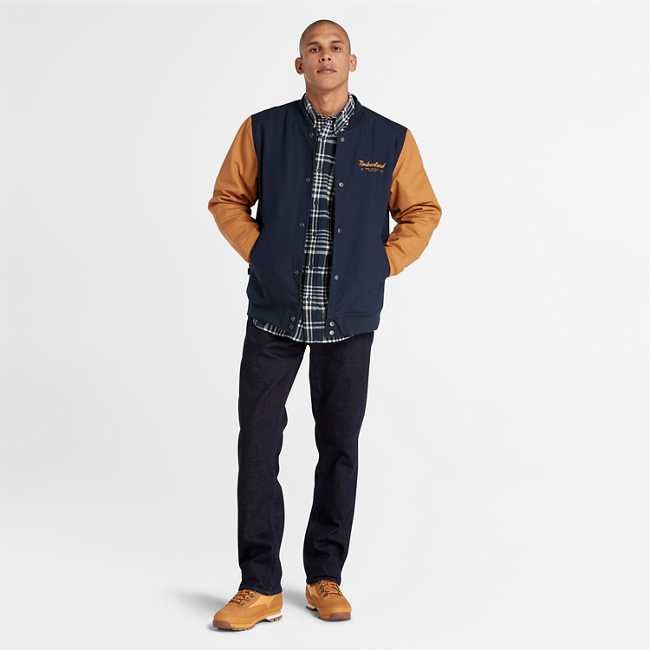 Men's Long Sleeve Heavy Flannel Check Shirt