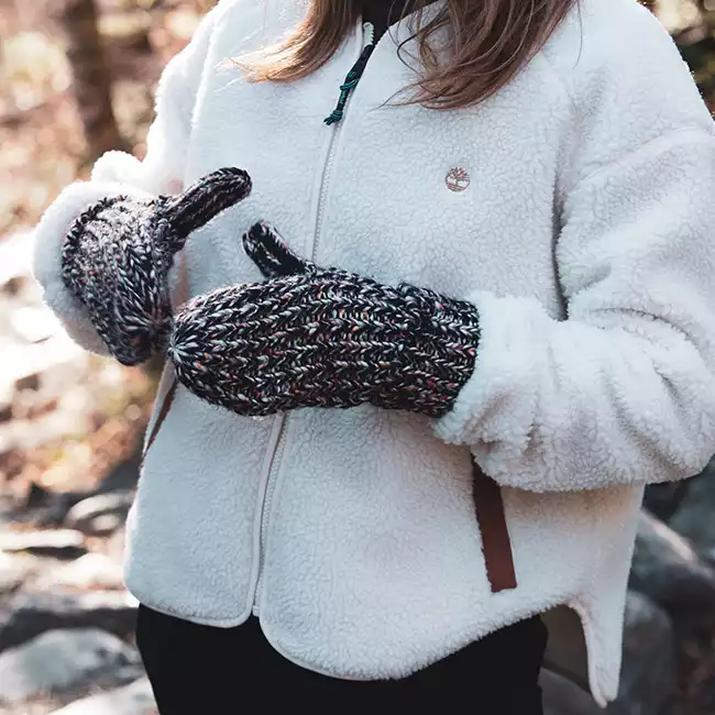 Women's Chunky Fleck Mitten
