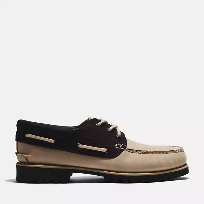 Men's 3-Eye Lug Handsewn Boat Shoes