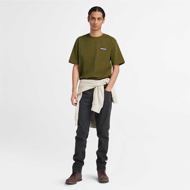 Short Sleeve Heavyweight Woven Badge T-Shirt