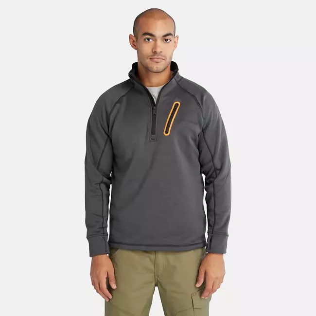 Men's Timberland PRO® Reaxion Quarter-Zip Athletic-Fit Fleece Jacket