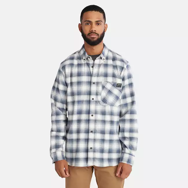 Men's Timberland PRO® Woodfort Lightweight Flannel Flex Shirt