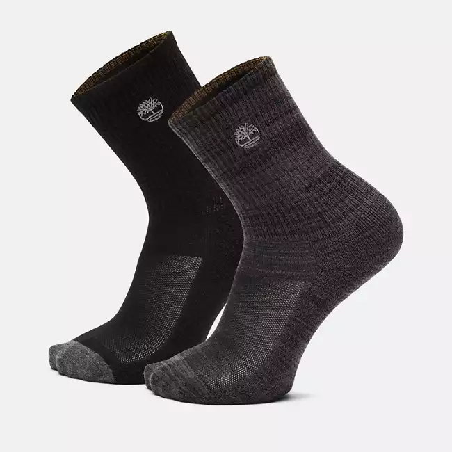 Men's Mystic River 2-Pack Casual Crew Socks