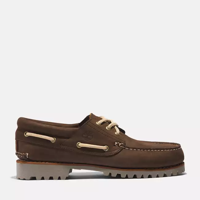Men's 3-Eye Lug Handsewn Boat Shoe