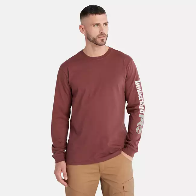 Men's Timberland PRO® Core Logo Long-Sleeve T-Shirt