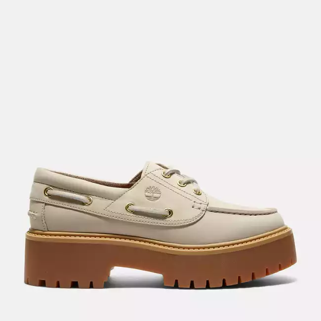 Women’s Stone Street Platform Boat Shoe