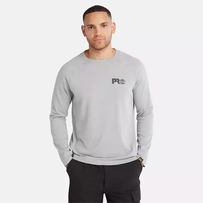 Men's Timberland PRO® Core Reflective Logo Long-Sleeve T-Shirt