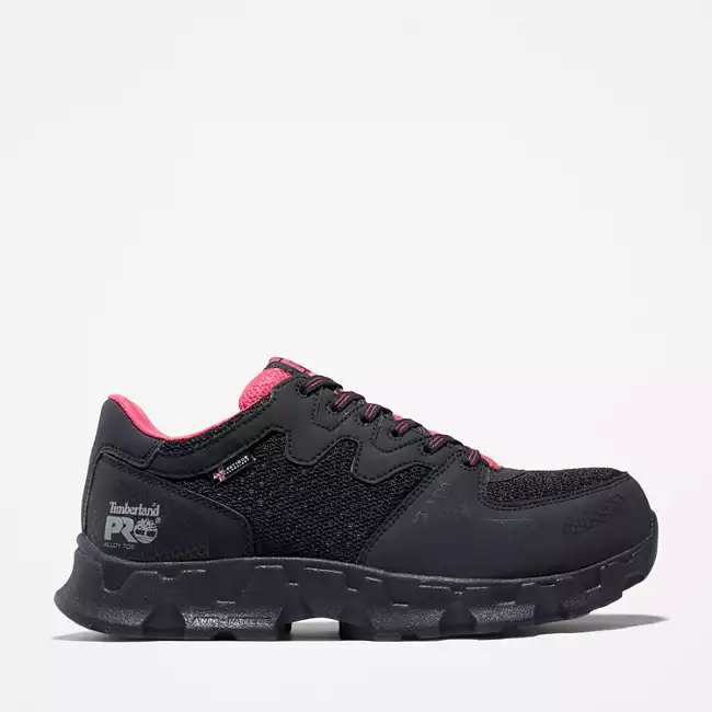 Women's Timberland PRO® Powertrain Mixed-Media Alloy-Toe Work Shoes