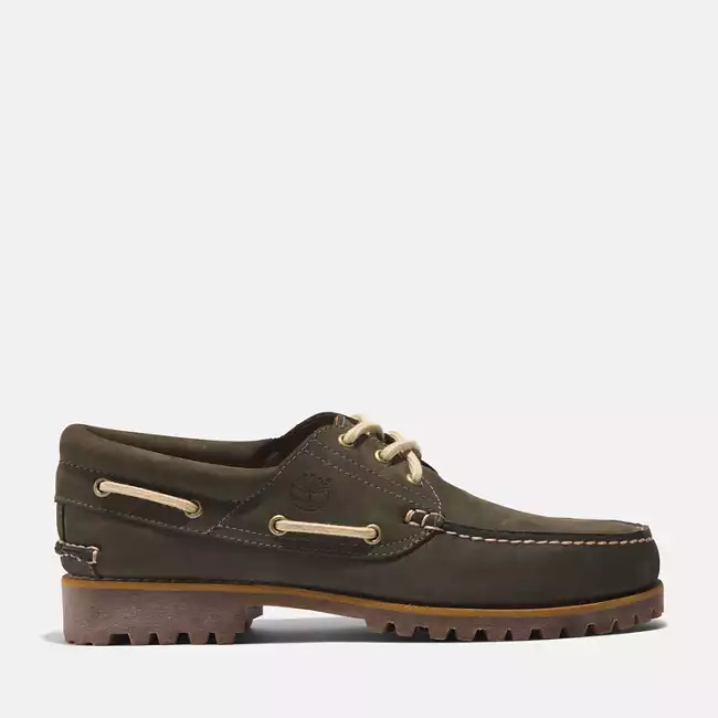 Men's 3-Eye Lug Handsewn Boat Shoe