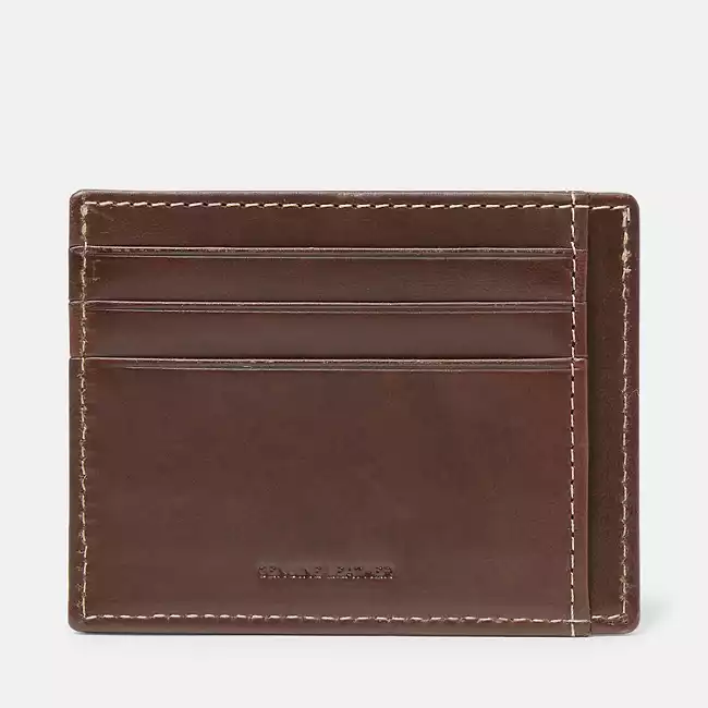 Men's Waxy Pull-Up Card Case