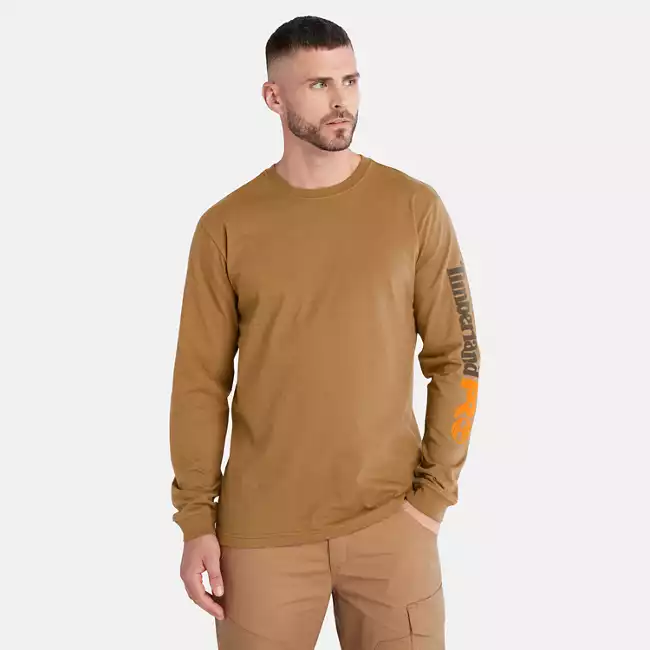 Men's Timberland PRO® Core Logo Long-Sleeve T-Shirt