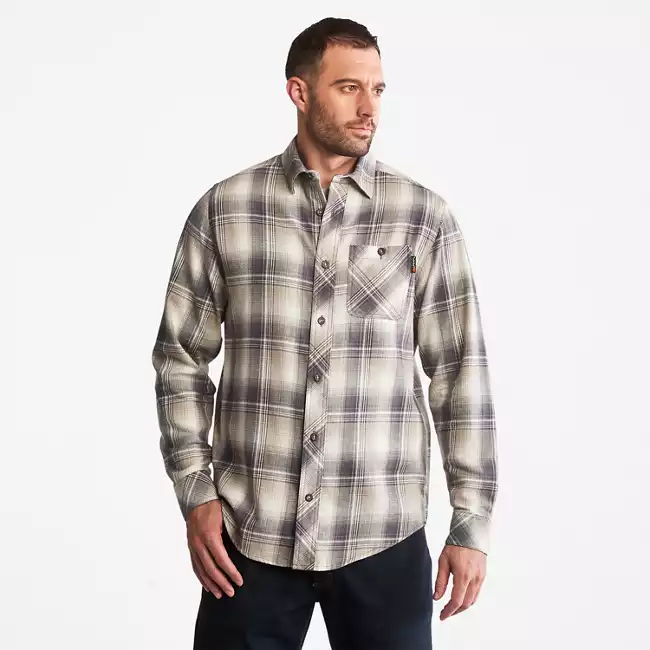 Men's Woodfort Midweight Flannel Work Shirt