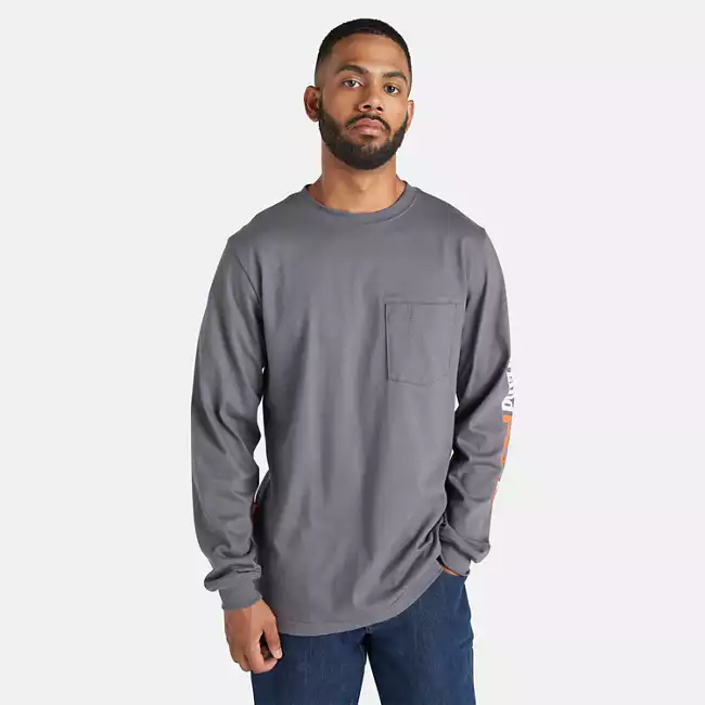 Men's Timberland PRO® Cotton Core Flame-Resistant Long-Sleeve T-Shirt