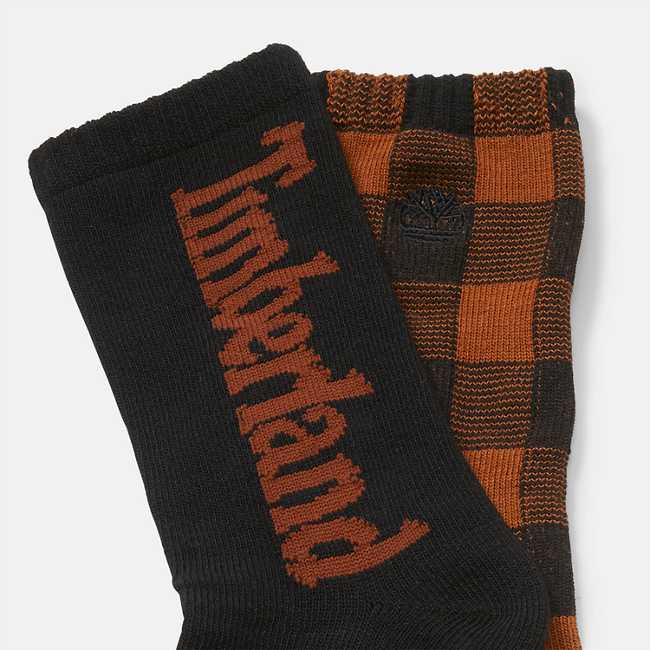 2-Pack Buffalo Check Crew Sock