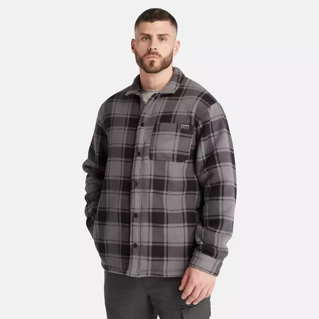 Men's Timberland PRO® Gritman Check Heavyweight Fleece Shirt