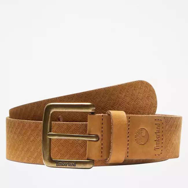 Men's 38MM Timberland® Repeat Logo Belt