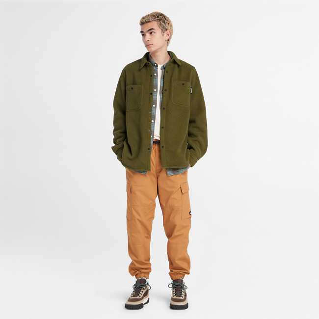 Men's Utility High-Pile Fleece Overshirt