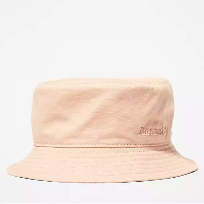 Peached Cotton Canvas Bucket Hat
