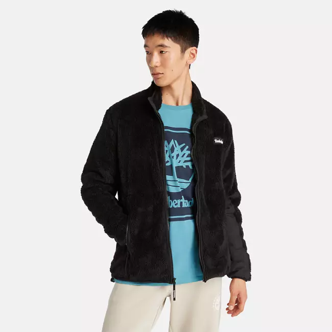 High-Pile Full-Zip Fleece Jacket