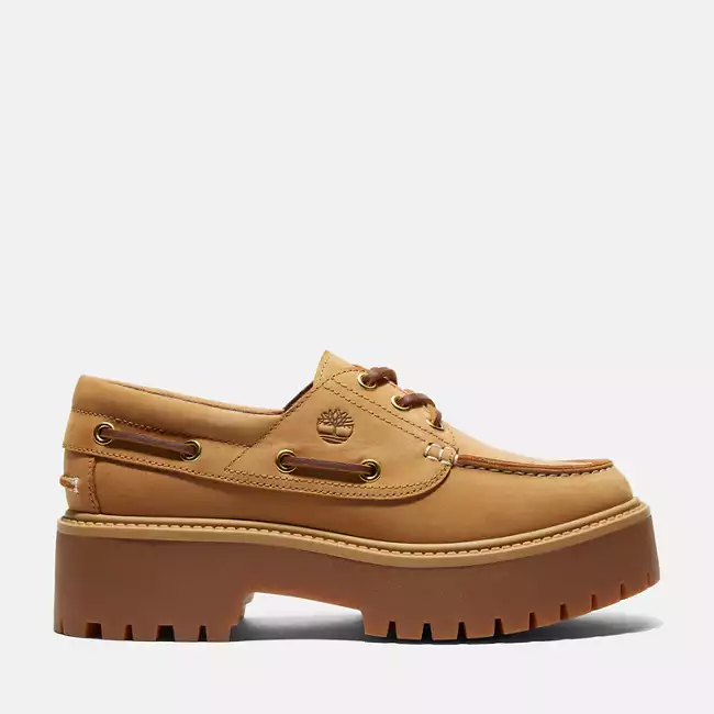 Women’s Stone Street Platform Boat Shoe