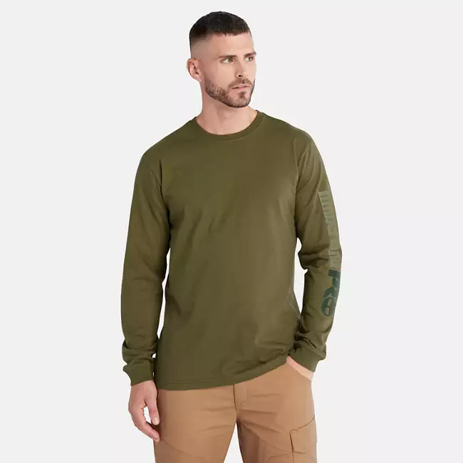 Men's Timberland PRO® Core Logo Long-Sleeve T-Shirt