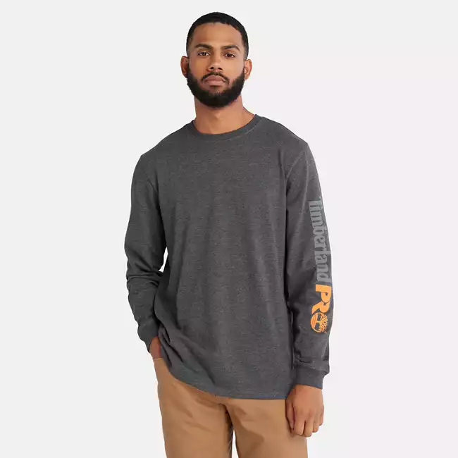 Men's Timberland PRO® Core Logo Long-Sleeve T-Shirt