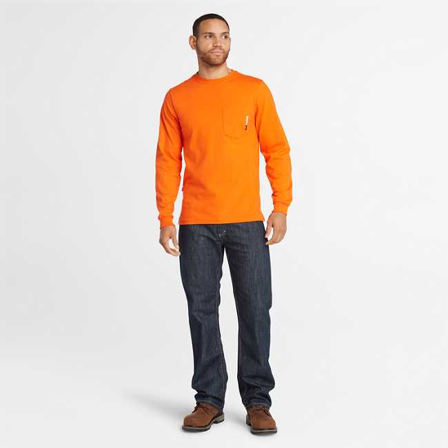 Men's Timberland PRO® Cotton Core Flame-Resistant Long-Sleeve T-Shirt