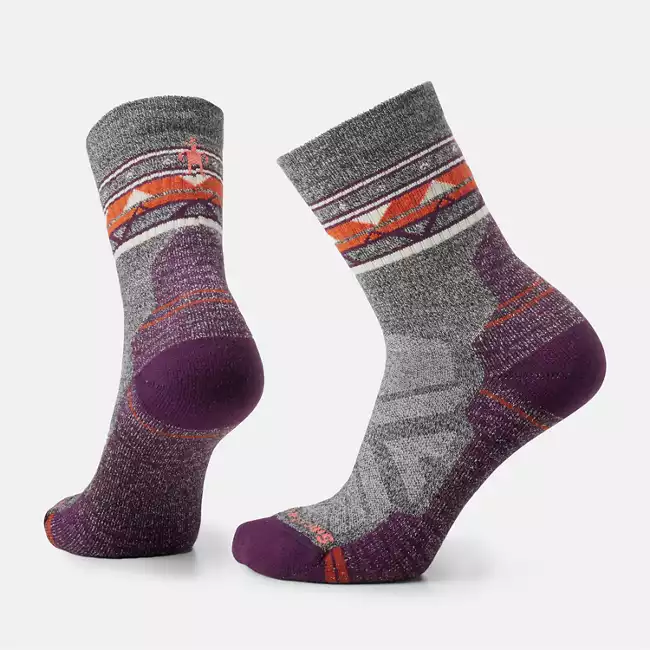 Women's Smartwool® Hike Light Cushion Zig Zag Valley Mid Crew Socks