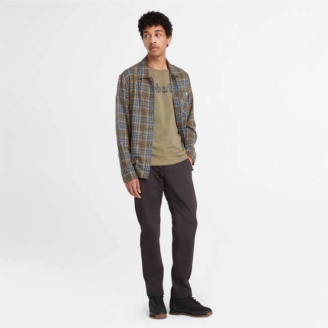 Men's Short Sleeve Seasonal Camo Linear Logo T-Shirt