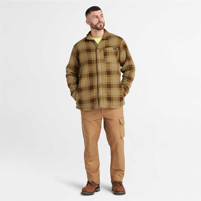 Men's Timberland PRO® Gritman Check Heavyweight Fleece Shirt