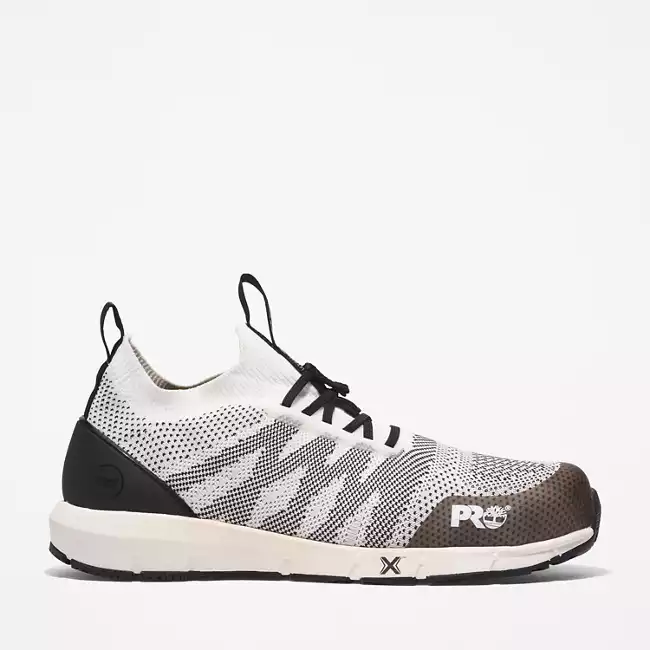 Men's Radius Knit Comp-Toe Slip-On Work Sneaker