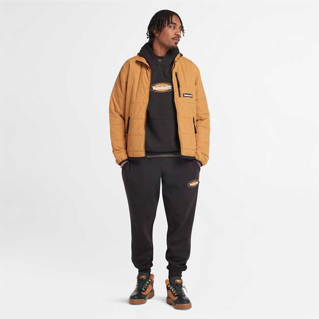 Men's Water-Repellent Quilted Insulated Jacket