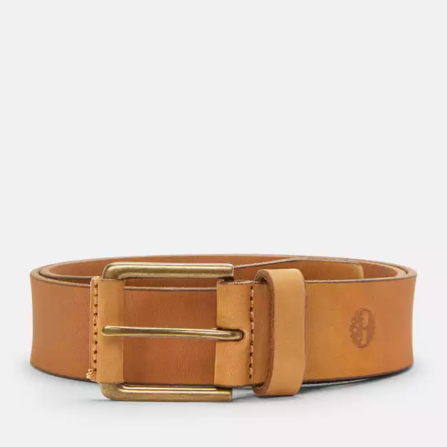 Men's 40mm Nubuck Wrapped Buckle Belt